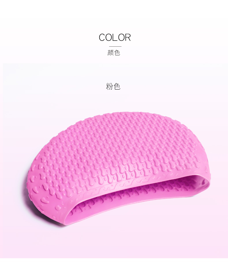 Bạn bơi Mũ bơi Nữ Tóc dài Người lớn Lớn Không thấm nước Thời trang Silicone Mũ bơi Nước Thả Bong bóng Bơi Mũ nón bơi