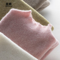 Beauty 100% pure cashmere sweater womens half turtleneck slim pullover sweater knit leggings tight fall and winter new model