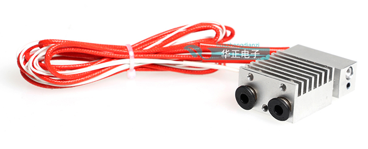Máy in 3D Đầu đơn màu E3D hai đầu in màu hỗn hợp Đầu in phiên bản nâng cấp của đầu phun màu gradient đầu cuối - Phụ kiện máy in phụ kiện máy in tem