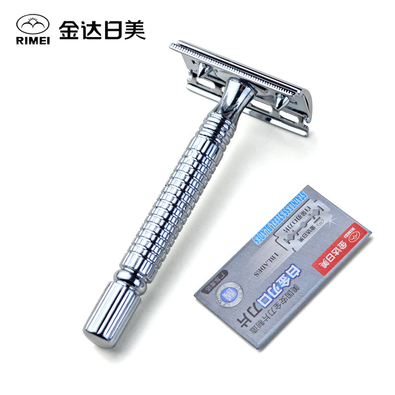 Jinda Japanese and American men's manual razor old-fashioned razor wash all over to send boyfriend shave beard beard knife