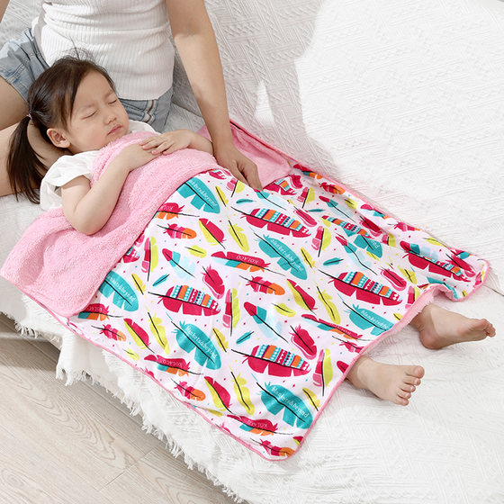 Kindergarten Blanket Baby Blanket Children's Blanket Flannel Blanket Cover Belly Nap Blanket Thin Summer Blanket Air Conditioning Blanket