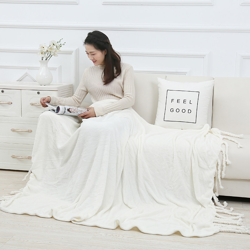 Nordic Streaming Su Blanket Coral Suede Blanket Office Air Conditioning Afternoon Carpet Shawl Leather Shoulder Cover Blanket Sofa Blanket Casual Blanket Blanket