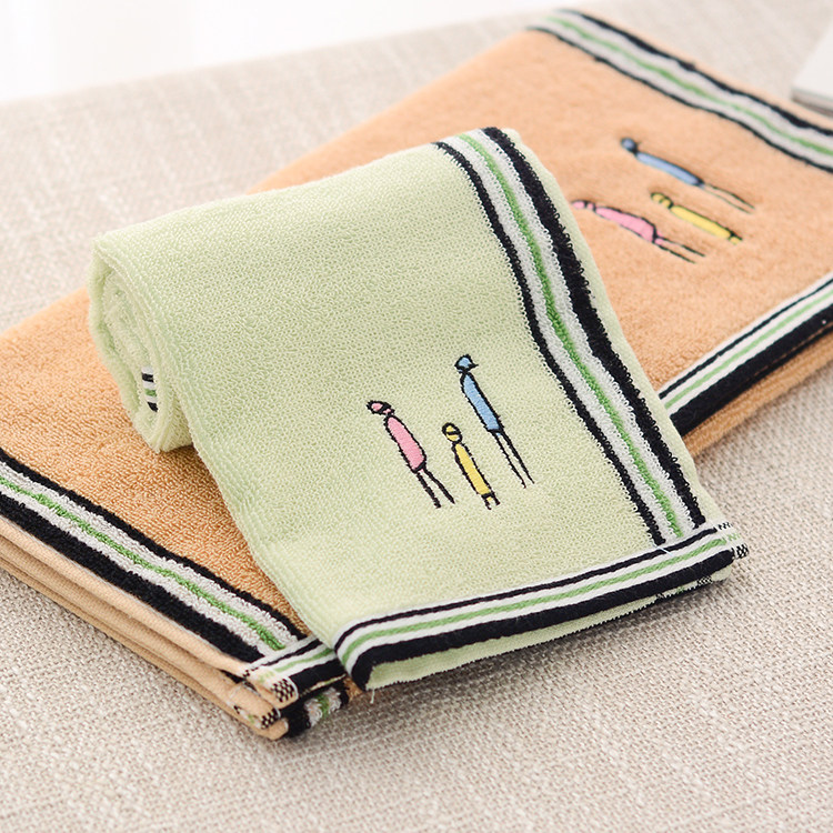 32 shares of pure cotton water towel thickened soft and simple style couple wash face family home washing family face