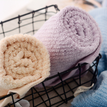 Plush cotton terry facial towel combed cotton face towel absorbent face towel does not lose hair