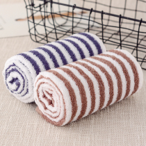 Cotton striped towel minimalist elegant adult wash face towel absorbent large towel lovers sport towel face towels
