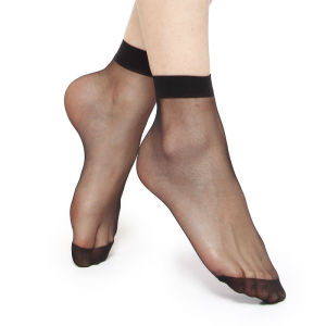 梦韵水晶短丝袜夏季超薄款20双