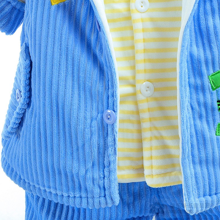 Bé trai mặc quần áo xuân hè 0-1-2 tuổi bé 3 ba bộ trẻ sơ sinh 6 tháng 9 bộ quần áo cotton shop trẻ em
