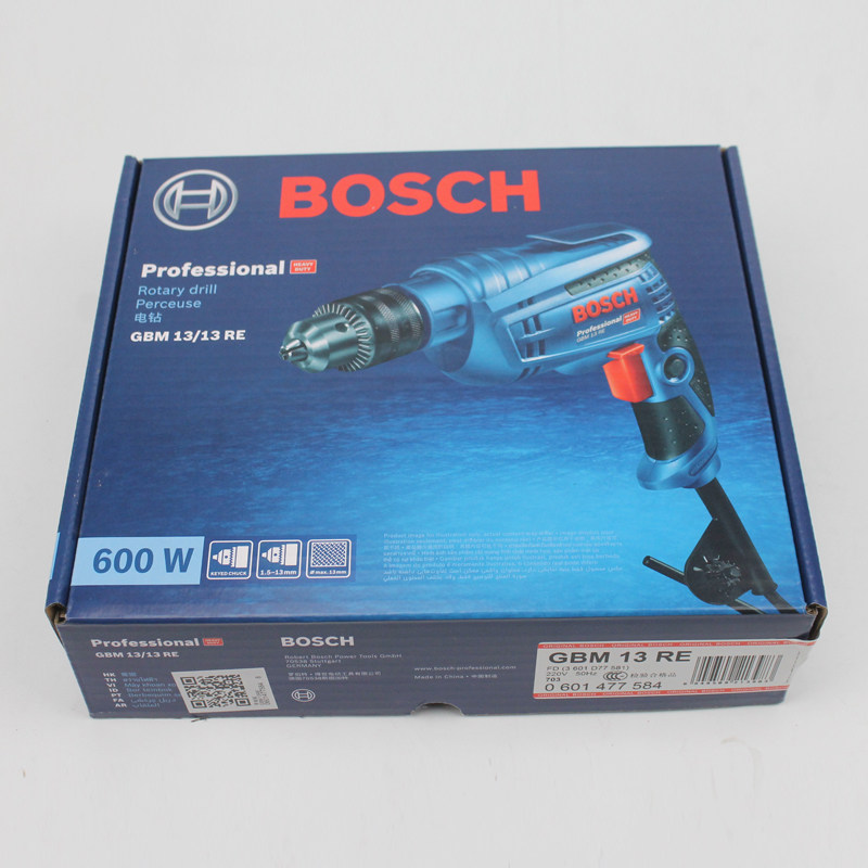 Open increase ticket Bosch electric drill GBM13RE hand electric drill pistol drill GBM10RE throttle self-lock collet GBM6RE-Taobao