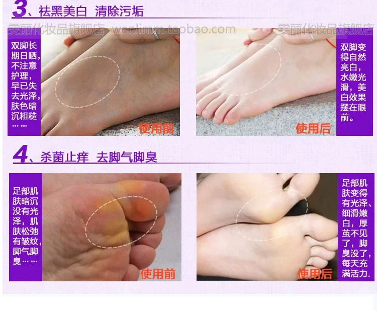 Một cặp lột chân phim tẩy tế bào chết tuổi sừng chân foot mask set dịu mắt cá chân chăm sóc bàn chân