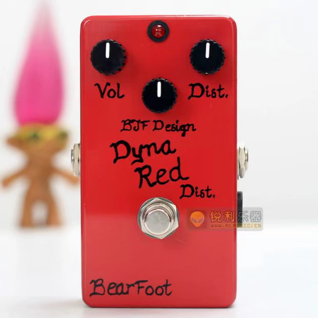 [Bearfoot Dyna Red Dist] Hiệu ứng biến dạng giòn cổ điển [Dụng cụ sắc nét] - Phụ kiện nhạc cụ