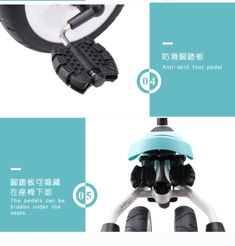 xe thăng bằng giá Xe đạp gấp ba bánh cho trẻ em Natto Đi xe ba bánh trẻ em 2-3-6 tuổi - Smart Scooter xe thăng bằng trẻ em