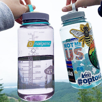 nalgene Le gene water cup Summer portable tea cup mens large capacity fitness womens drop-resistant plastic portable cup