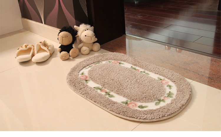 Màu sắc thật phòng ngủ thấm mat thảm nhà cửa nhập cảnh mat chân mat mat cửa foyer chống trượt mat thảm xpe
