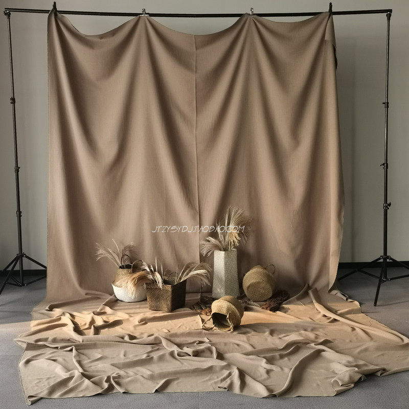 Morandi photo background cloth gourmet dessert linen ins photography props clothing store wall decoration curtain cloth