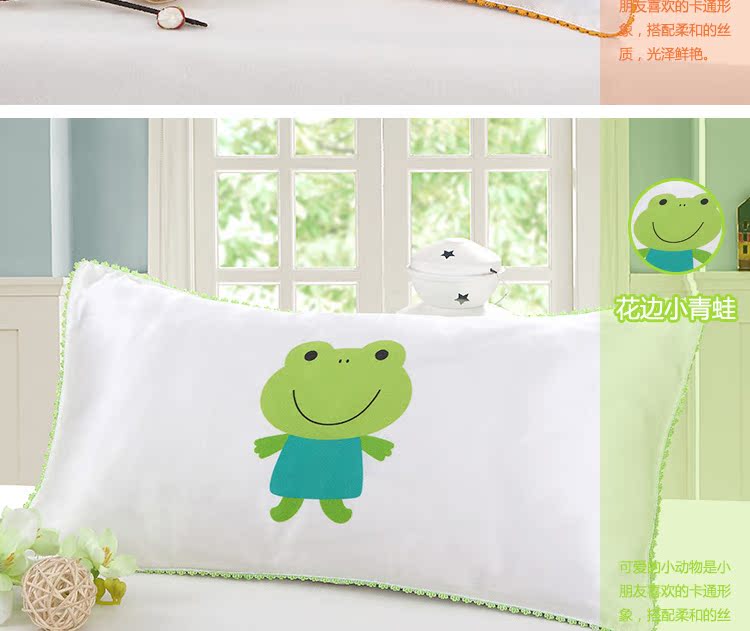 Jia Sili gối lụa tơ tằm ươm trẻ em gối in ấn quá trình lụa tơ tằm trẻ em gối - Gối trường hợp gối cao su non cho trẻ sơ sinh