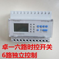 TOONE Chapo 1 ZYT19-6A 6-way microcomputer time control switch 6-way street lamp time controller timer