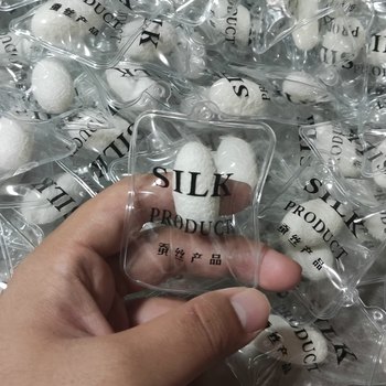 Silkworm Cocoon Label, Silkworm Pupa Bag, Inflatable Silkworm Cocoon Label, High-End Pvc Silkworm Cocoon Bag, Silk Cotton Label, Silkworm Cocoon Hanging Label, Silkworm Cocoon Tag