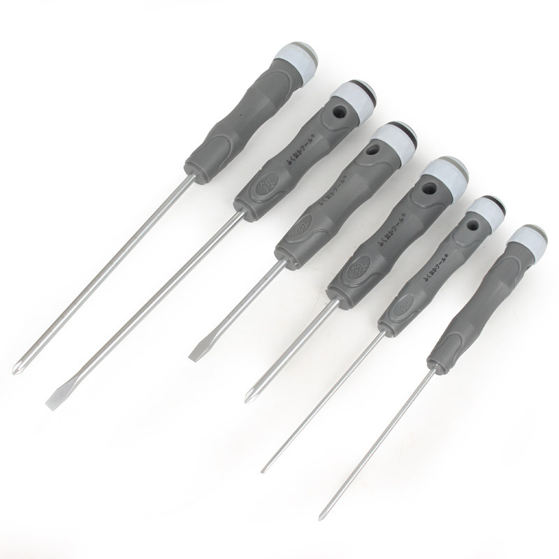 Japan Fukuoka tool labor-saving screwdriver with cross screw screwdriver ultra-hard screw driver with magnetic screw driver board