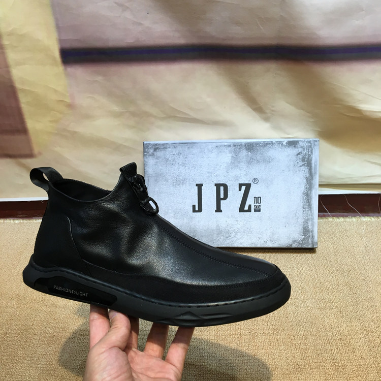 Foreign trade moccasins real cowhide one pedal withdrawal cabinet broken size leather shoes daily casual soft bottom soft surface comfortable men's shoes