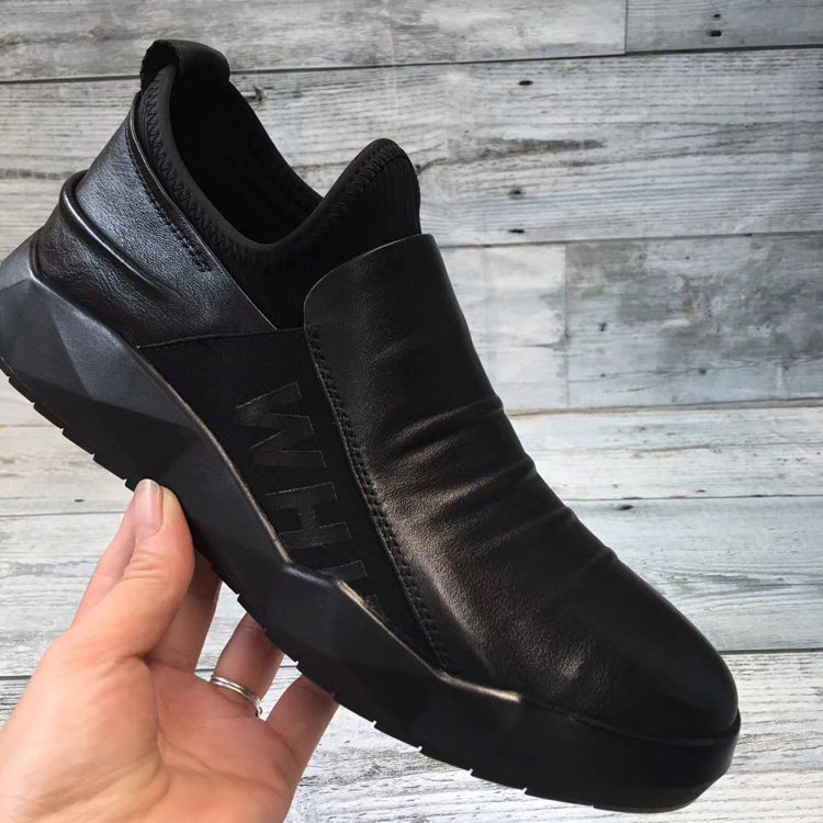 Withdraw the cabinet cut casual leather soft soles skin men shoes and Korean shoes Young soft sloth shoes