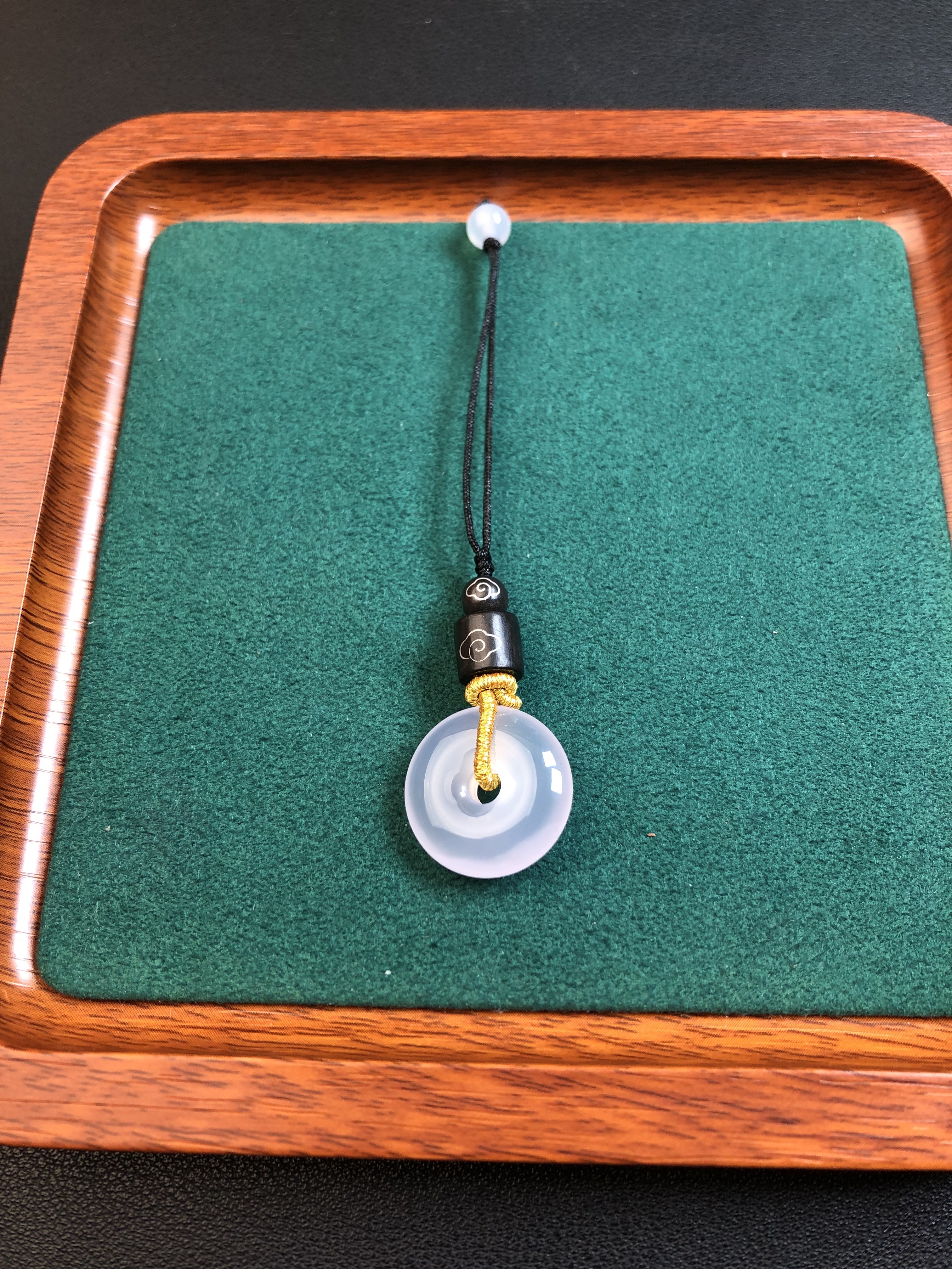 Douyin same style natural agate safety buckle bag hanging key chain mobile phone chain