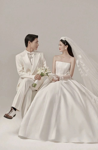 Белое ретро свадебное платье для влюбленных, реквизит для фотографии без рукавов, коллекция 2022