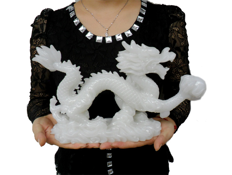 Rồng trang trí thủ công mở phong thủy đồng giả đồng tinh khiết rồng trang trí Qinglong Hanlong 12 Zodiac phụ kiện nhà shop bán đồ dcor phòng