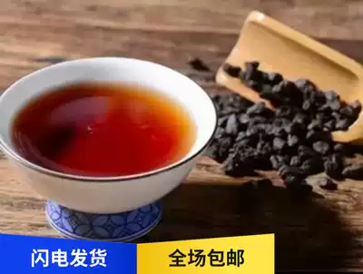 Yunnan Pu'er cooked tea glutinous fragrant broken silver ancient tree tea fossil old tea head Menghai aged bulk tea fine