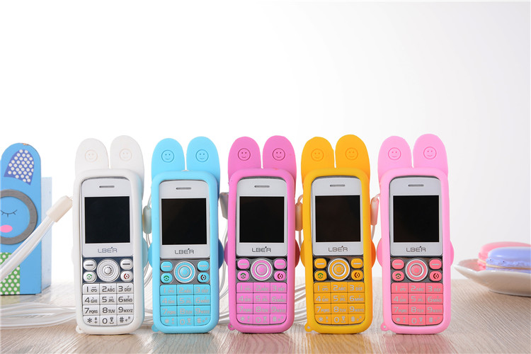 Long Bell K100 Children Mobile Mobile Phiên bản viễn thông Mini Super Little Phim hoạt hình dễ thương Nam và nữ