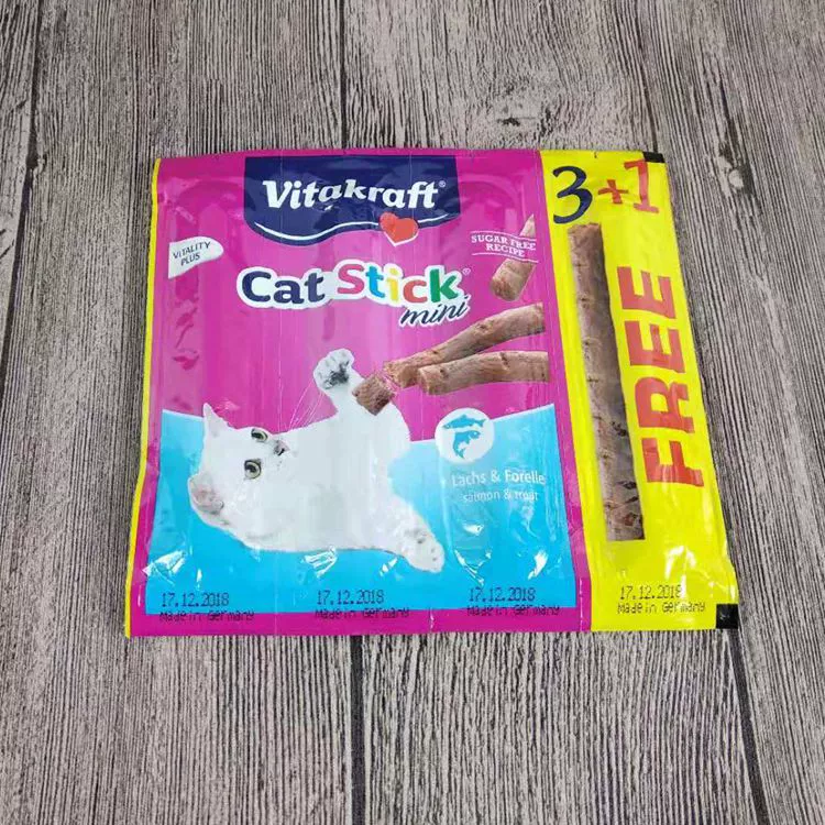 Mới đến Người giám hộ Kraft Vitakraft Mèo Mèo Ăn vặt Kitty Dinh dưỡng Cá Gỏi Thịt 500g