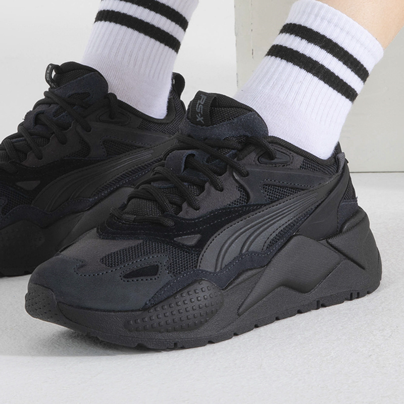 Puma Men's and Women's Shoes Couple Sports Shoes Black Warrior Running Shoes 390776-01-09-02-58-53-51