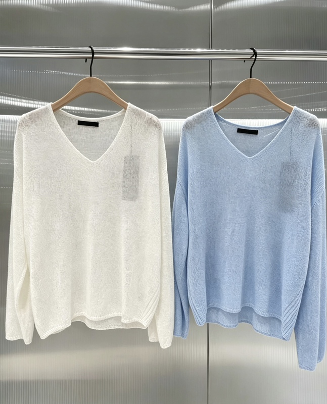 [Global Ambassador Zhang Manyu's Same Style] Authentic Knitwear 2026 Summer New Product Light Linen Mbf2Swt029