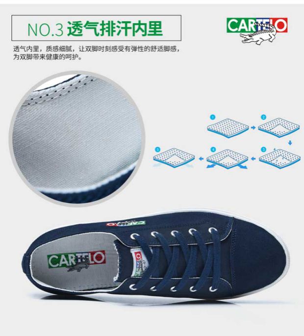 Giày vải cá sấu Cartier Giày đế bằng nam đế giầy Hàn Quốc Giày đế bệt xtep nam