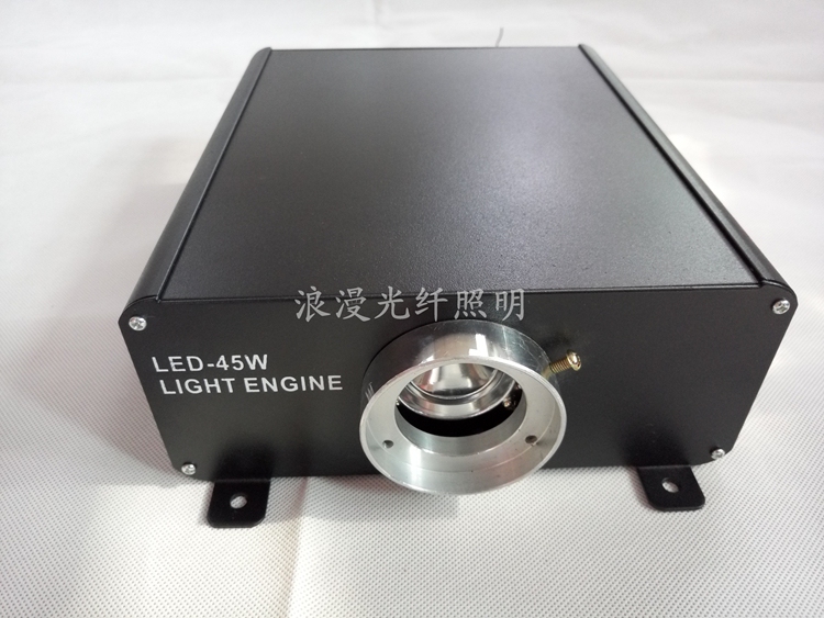 Led45W Fiber Optic Light Source, Starry Sky Ceiling Colorful Fiber Optic Machine with Remote Control, 90W Light Source Machine