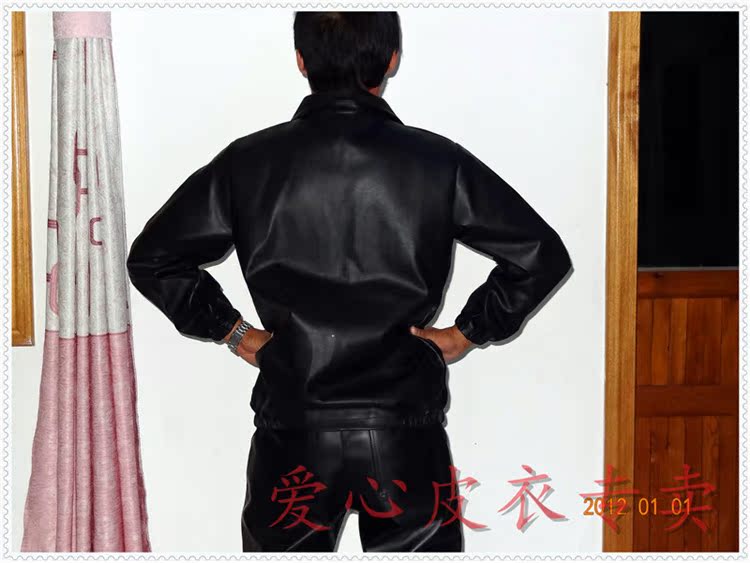 Đàn ông và phụ nữ pu da dầu không thấm nước áo liền quần đồ pijama