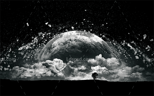 Gif Animated Shatter Photoshop Action,极品PS动作－碎片散离(GIF动画/含高清视频教程)