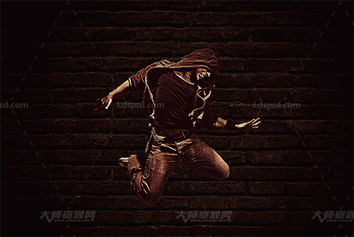 极品PS动作－霓虹光效(GIF动画/含高清视频教程)：Neon Glow Photoshop Action - Animated