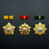 Советские виды советского разрыва на красно -звездных героях Weiguo Honor Medal Sate Hat Hui Hongqi Brooch