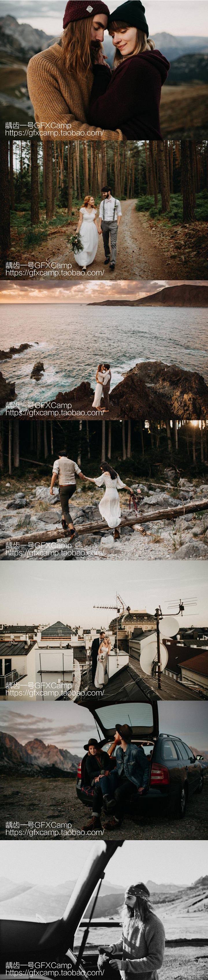 PS/Lr 电影胶片复古风格照片调色预设7套合集 Tribe Archipelago