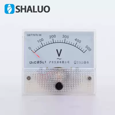 85L1 AC voltage meter 300v500V generator High precision pointer type mechanical power distribution switch box meter head AC