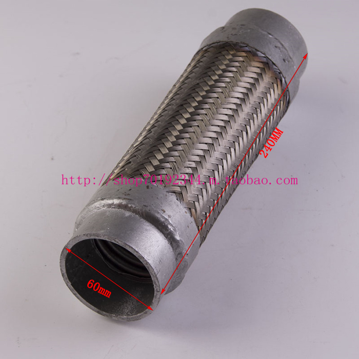 Diesel generator set accessories bellows joint accessories 60mm mesh sleeve stainless steel shock absorption connection compensator
