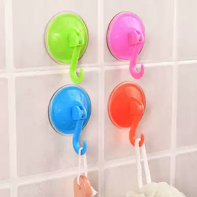 Large powerful super vacuum suction cup sticky hook Bathroom Kitchen powder room non-perforated towel adhesive hook suction cup