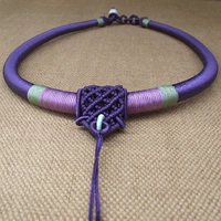 Пурпурное голубое ожерелье