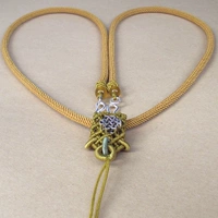 Желтая изумрудная подвеска, ремешок