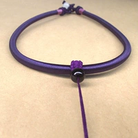 Сиреневая цепочка до ключиц