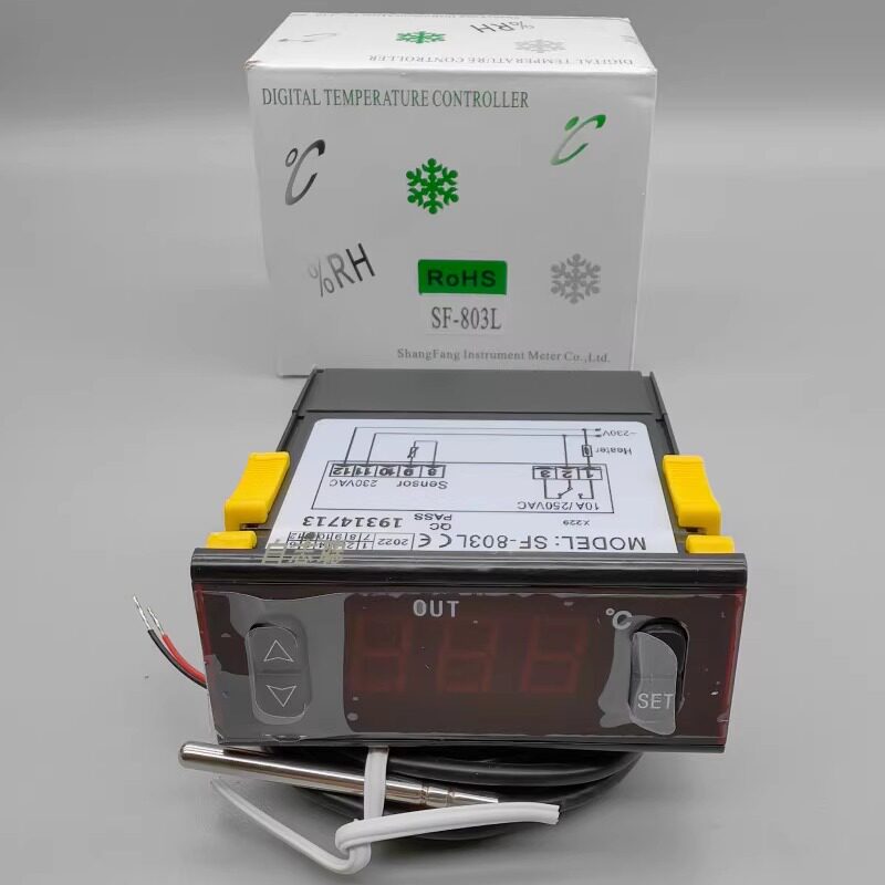 SF-803 SF-803L数字显示温控器 专用加热柜/台温度控制器配件230V