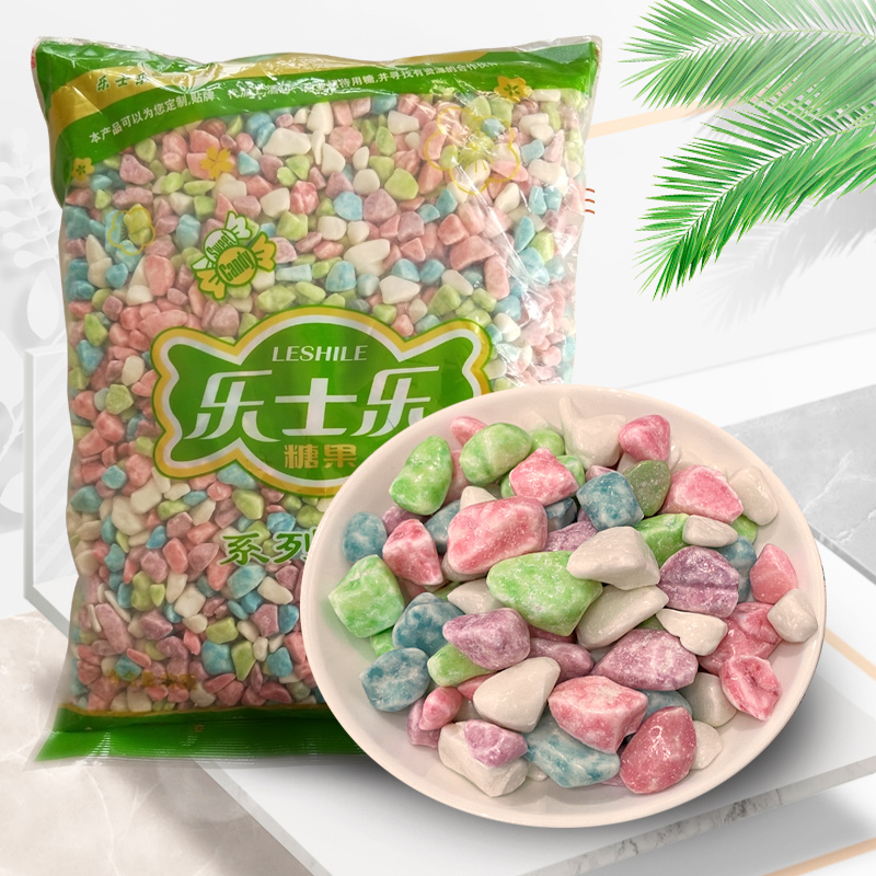 5 Catty Bulk Stones Sugar Milk Taste Chocolate Taste Colored Milk Sugar Nostalgic Candy Snacks Cake Baking Decorations-Taobao