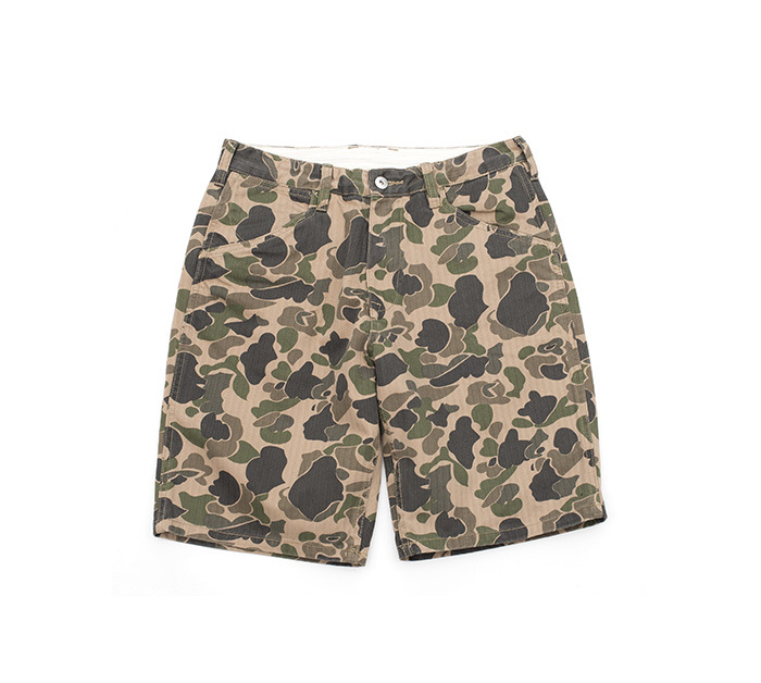 Nwell Summer Men's Camouflage Work Shorts Herringbone Pattern Nwell Summer Men's Camouflage Work Shorts Herringbone Pattern