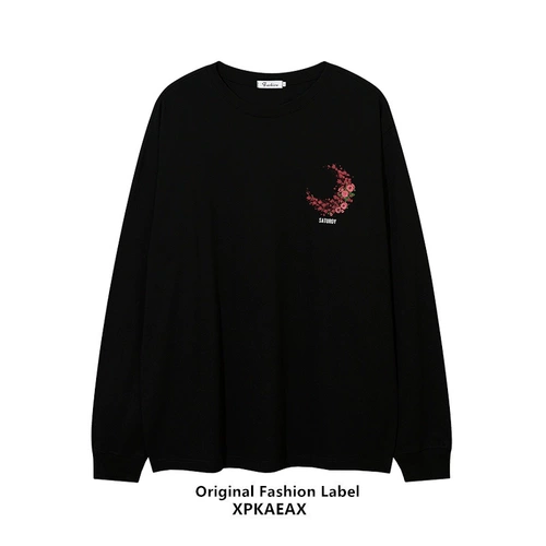 Оригинальный лонгслив для влюбленных для отдыха, трендовая футболка, термобелье, в американском стиле