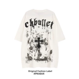 Оригинальная брендовая футболка в стиле хип-хоп, европейский стиль, короткий рукав, в американском стиле